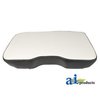 A & I Products Bottom Cushion, Wood Base, WHT/BLK 15" x19" x3" A-70236461-5